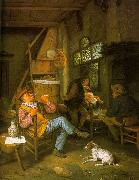 Cornelis Dusart Pipe Smoker Germany oil painting artist